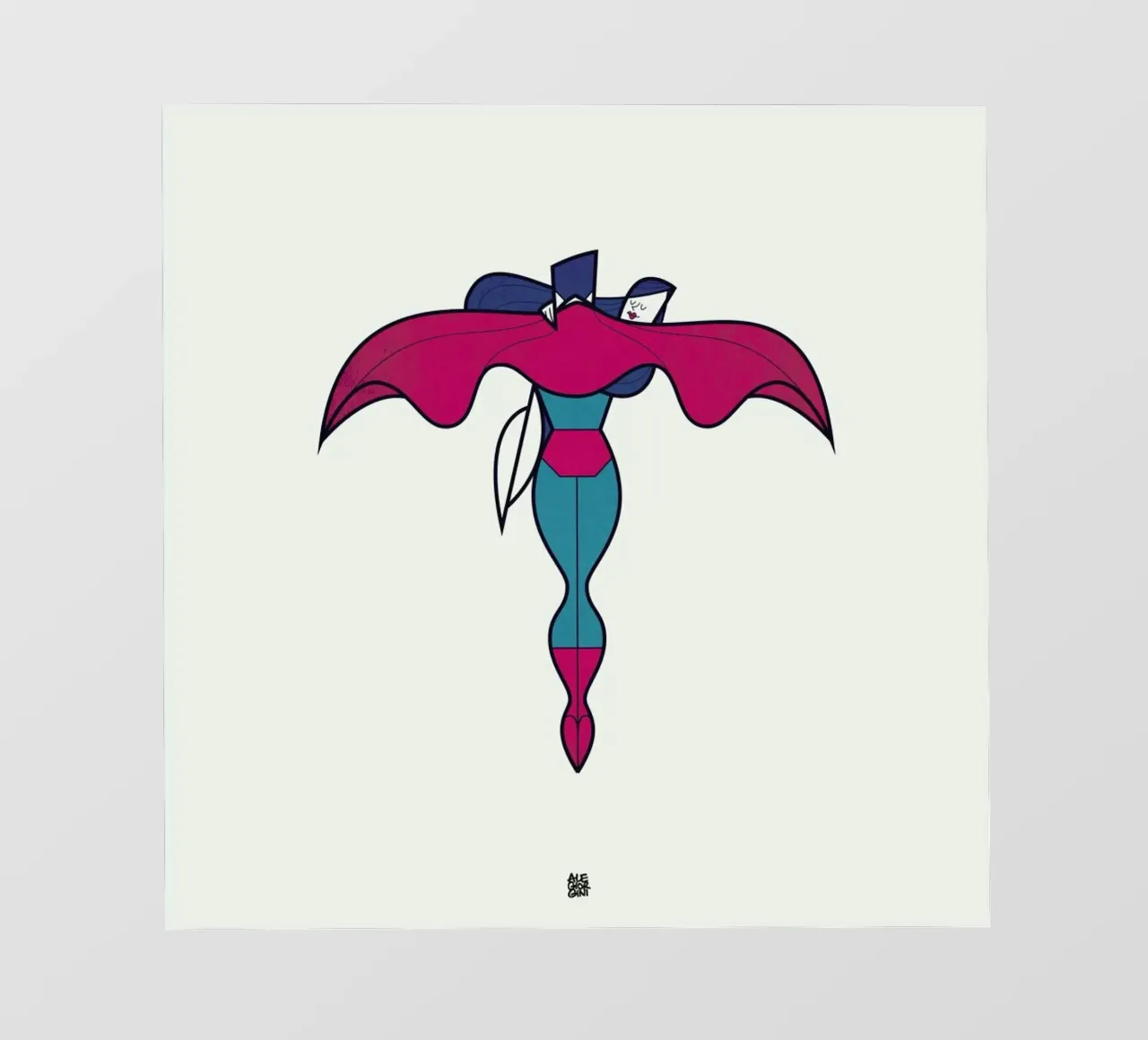 Fly me to the Moon pellicola backlit da Ale Giorgini