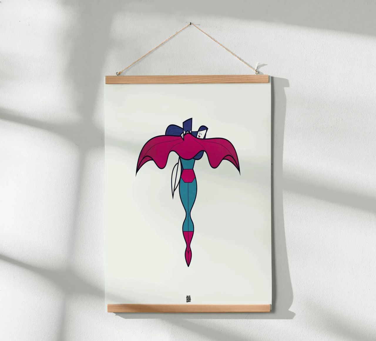 Fly me to the Moon poster de Ale Giorgini