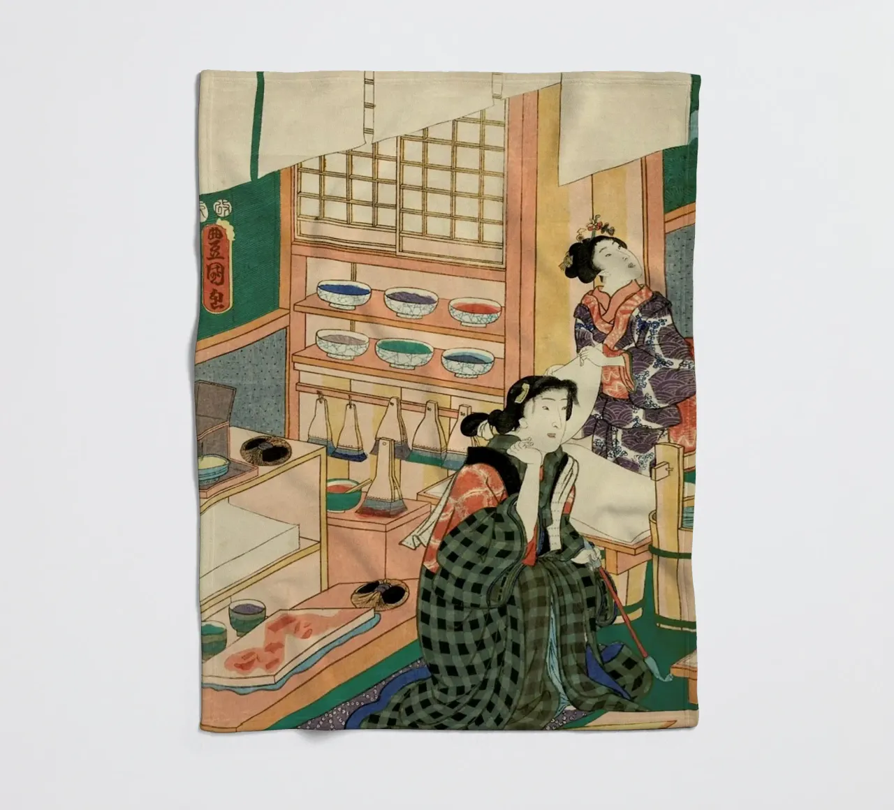 Kunisada - The Class of the Craftsmen coperta in pile da ARTOTHEK