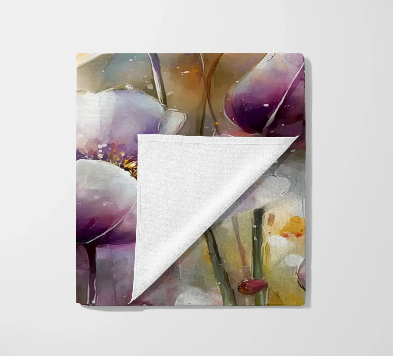 Wildflowers Poppy Abstract art C telo mare da Mateo