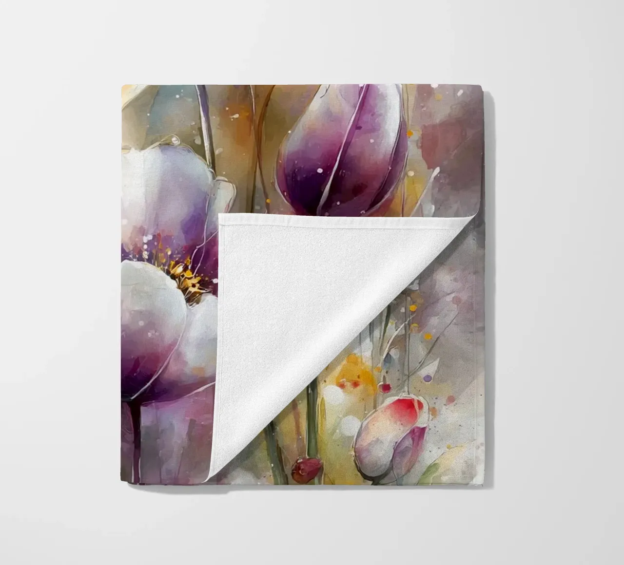 Wildflowers Poppy Abstract art C telo mare da Mateo