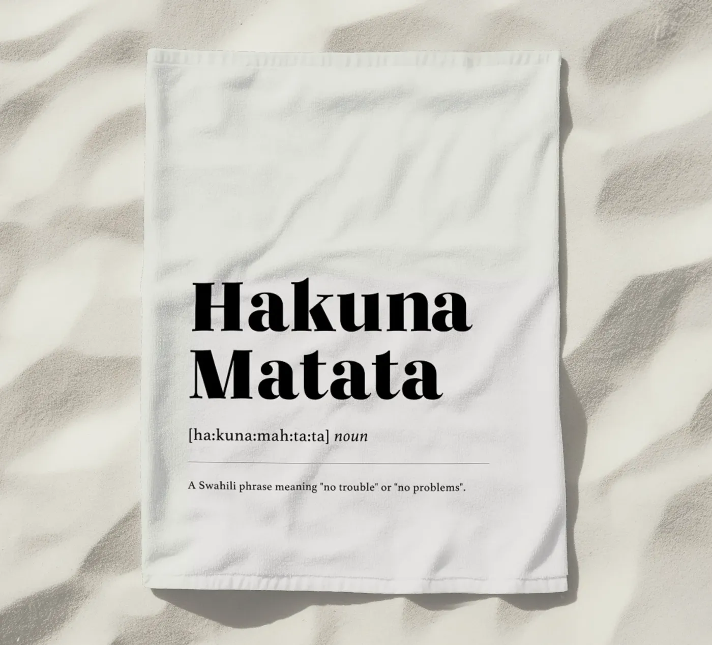 Hakuna Matata 2 telo mare da daylight design studio