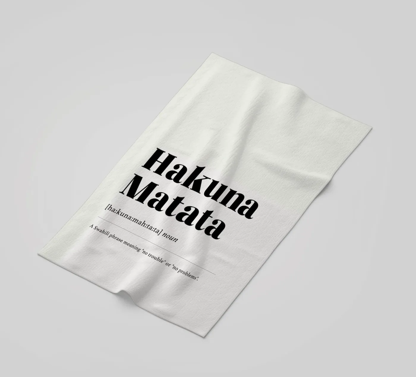 Hakuna Matata 2 telo mare da daylight design studio