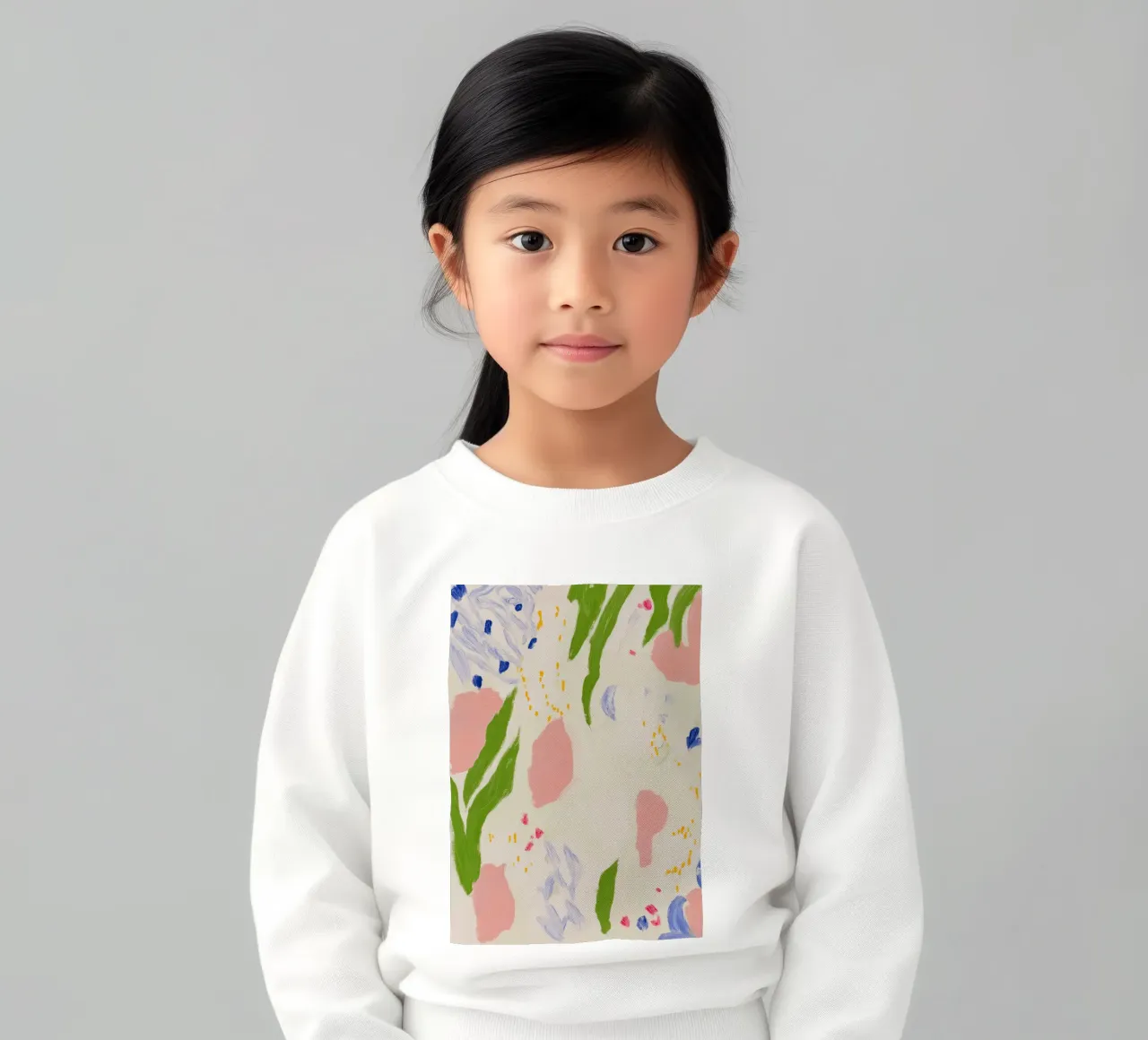 Abstract Floral Print kids sweatshirt by Boheme