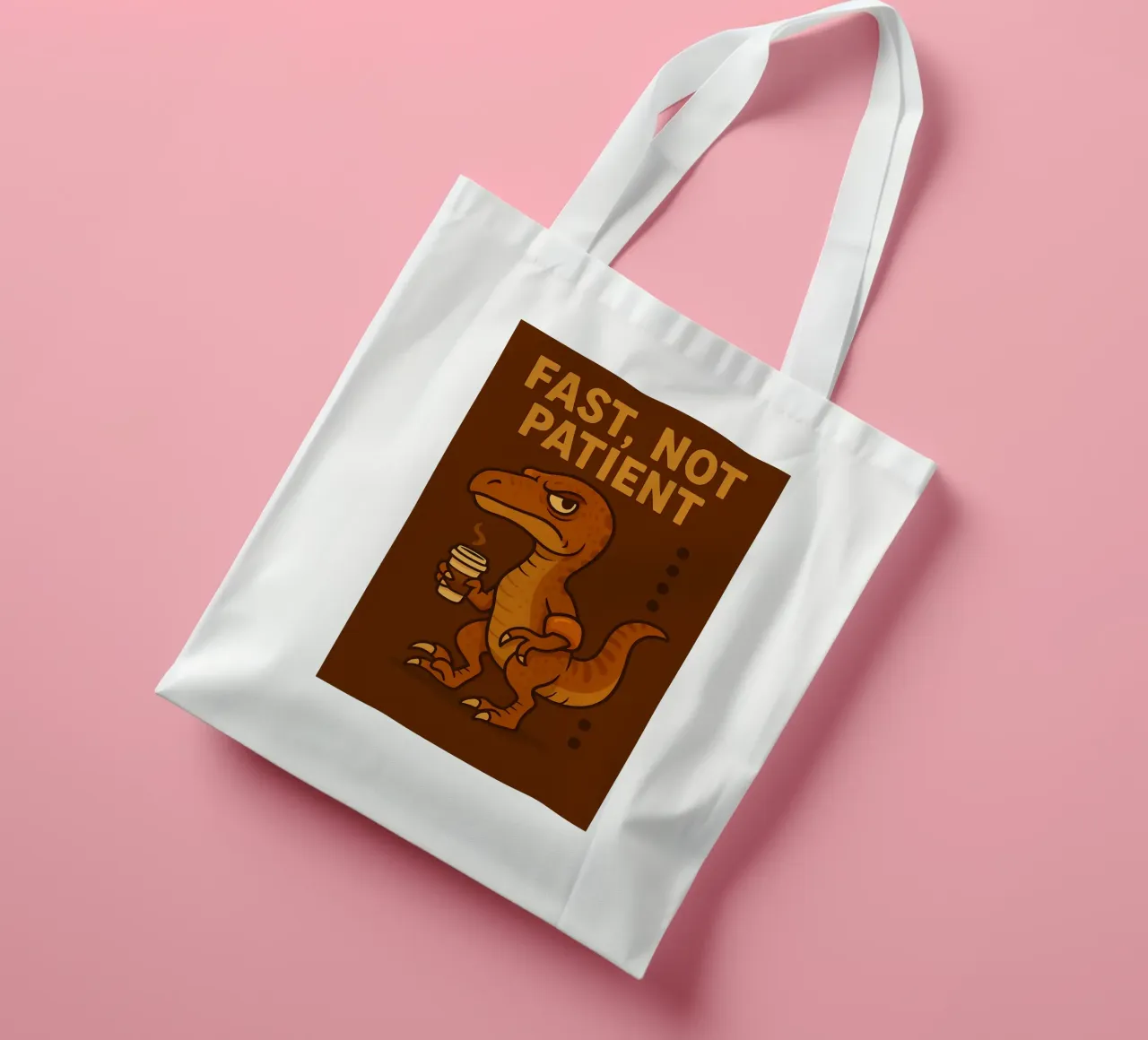 Meme divertente sui Velociraptor borsa in juta da Funny Humor Art