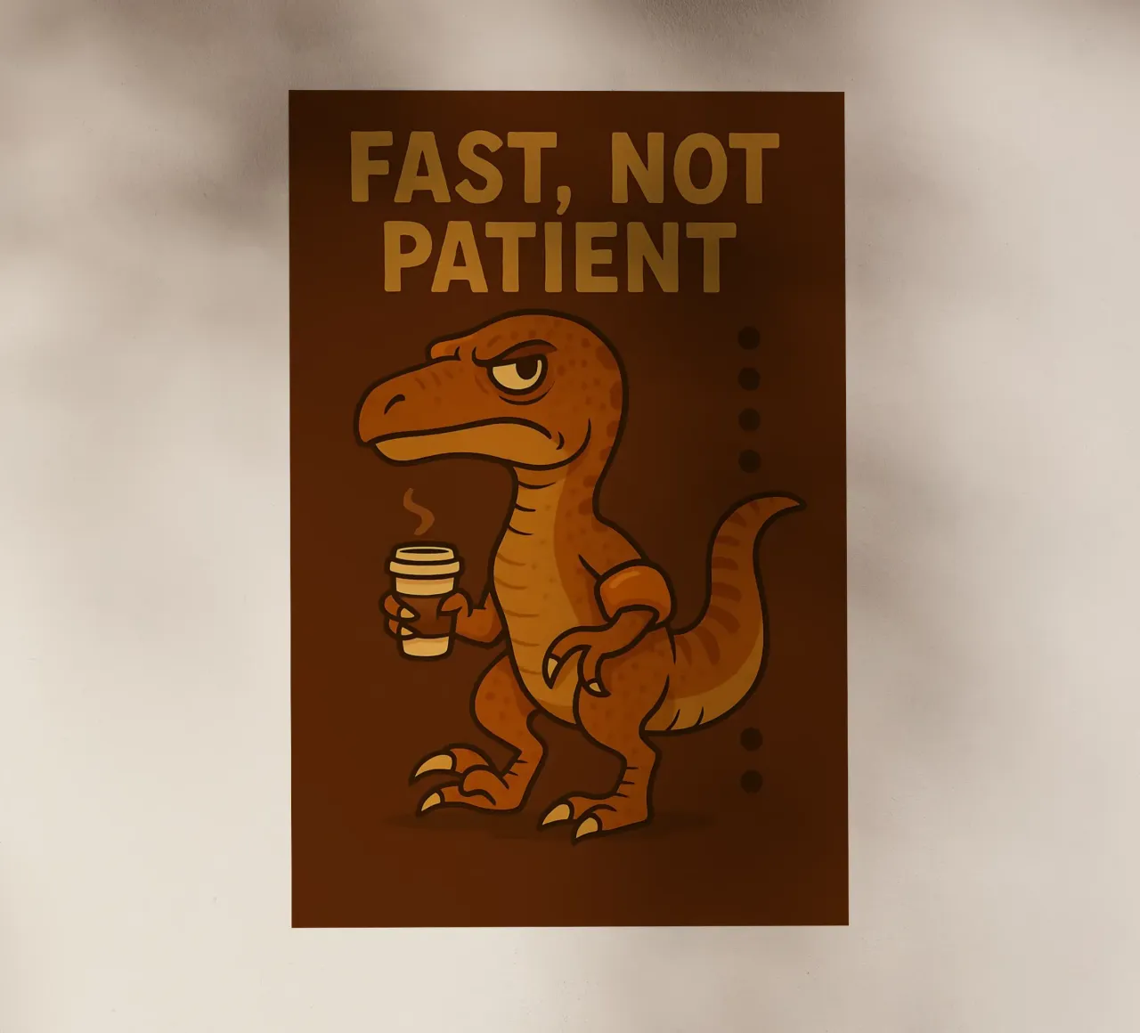 Meme divertente sui Velociraptor pellicola backlit da Funny Humor Art