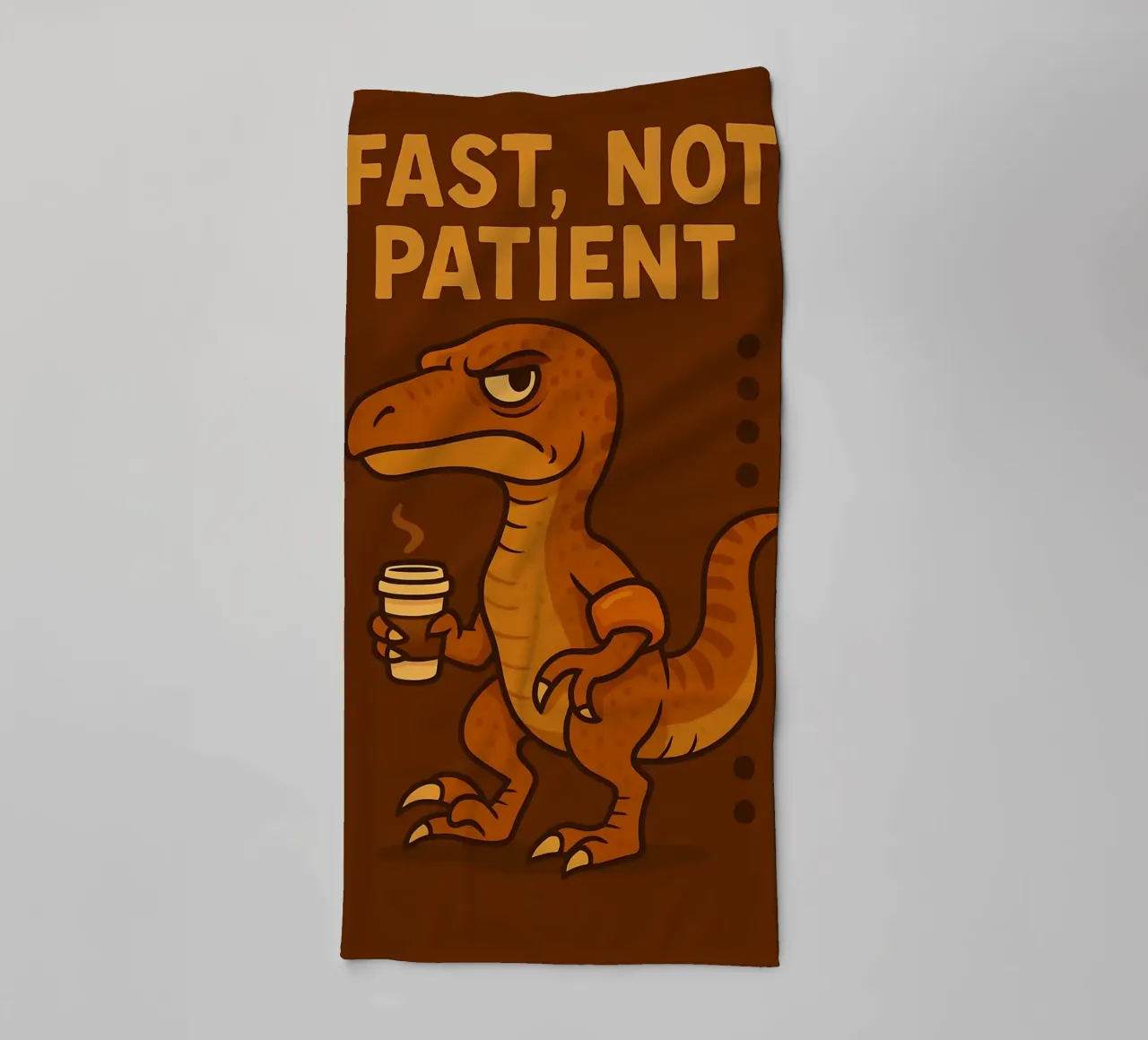 Meme divertente sui Velociraptor asciugamano da bagno da Funny Humor Art