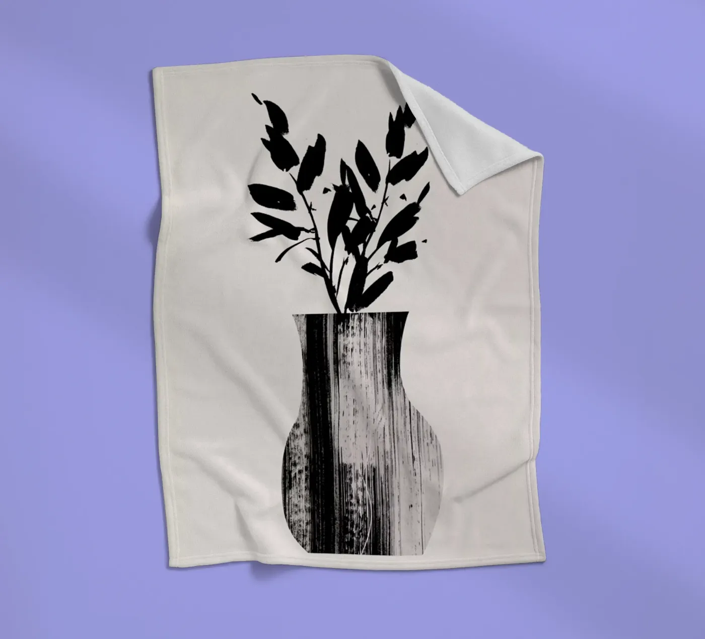 Vase 2 fleecedeken van Graphite