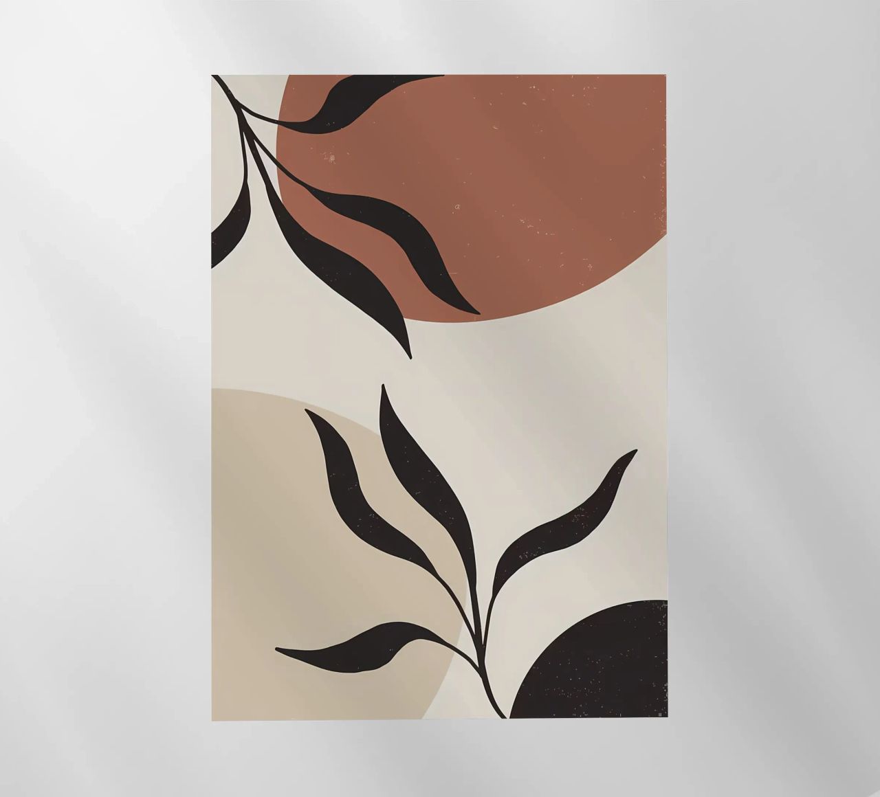 foglie forme astratte linee curve forme geometriche pellicola backlit da Janine P McGuire
