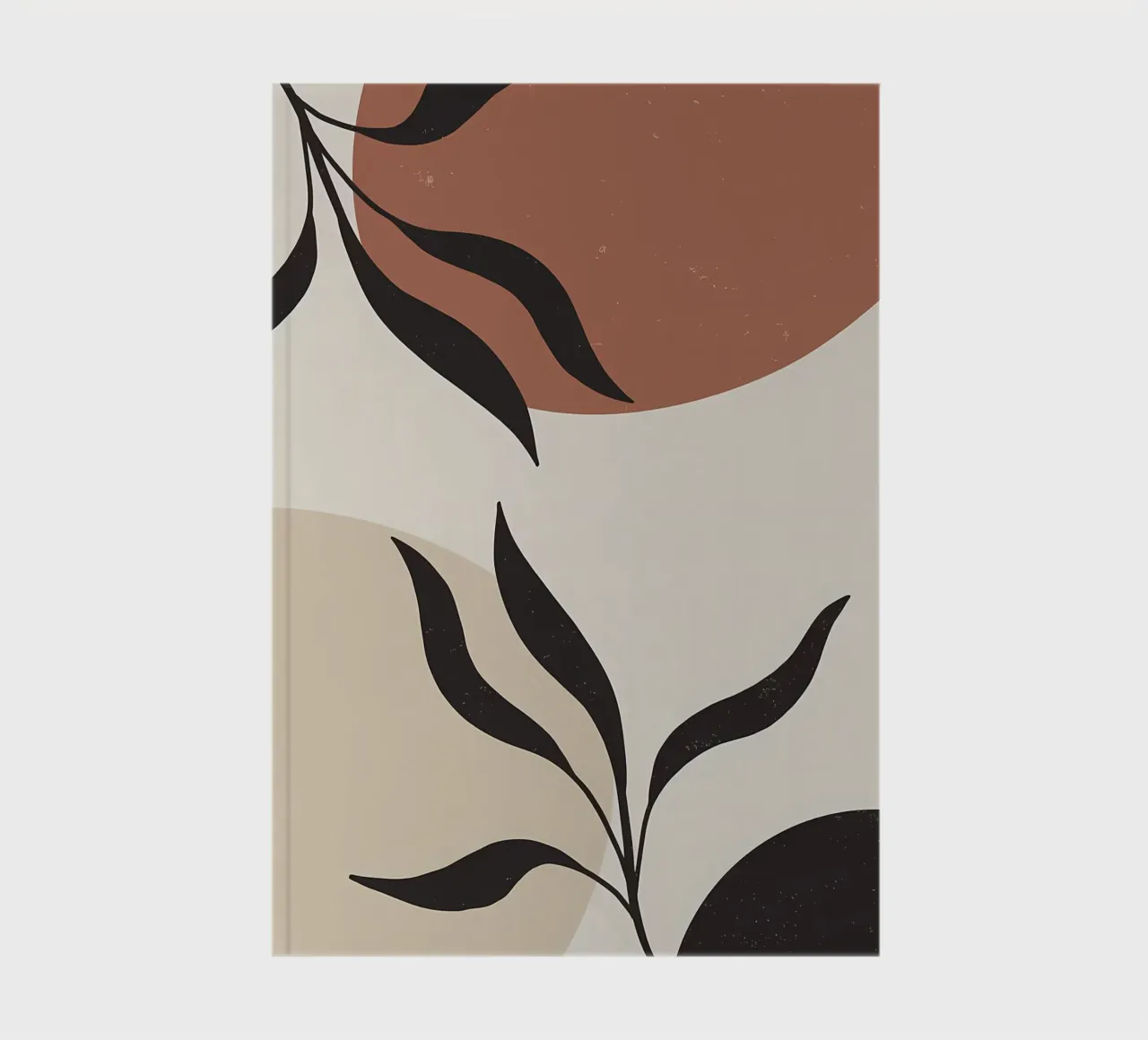 foglie forme astratte linee curve forme geometriche diario da Janine P McGuire