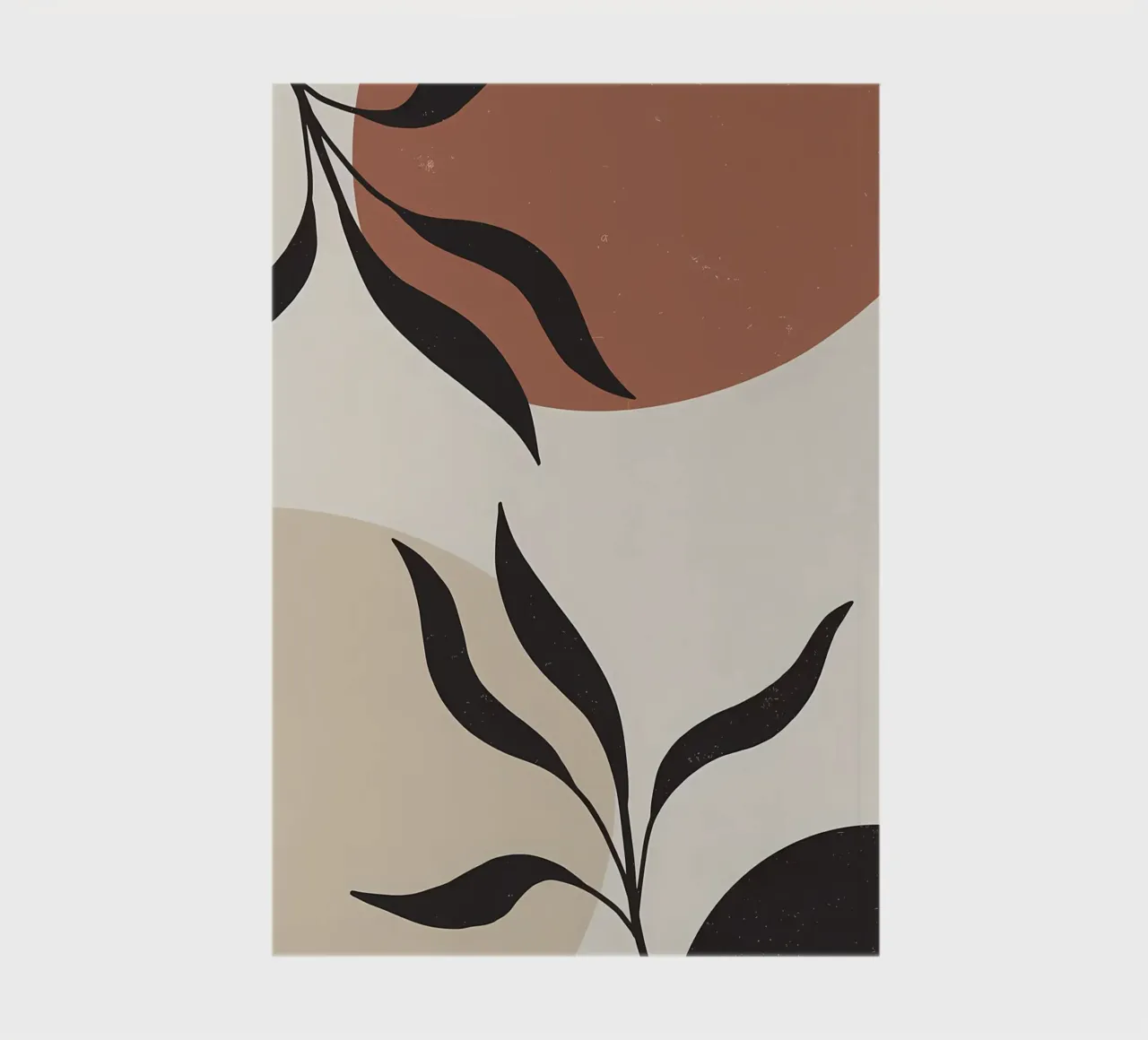 foglie forme astratte linee curve forme geometriche diario da Janine P McGuire