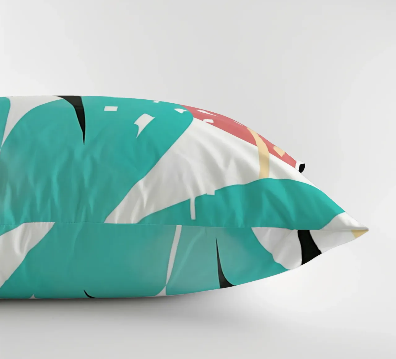 forme astratte foglie forme geometriche linee curve cuscino da Janine P McGuire