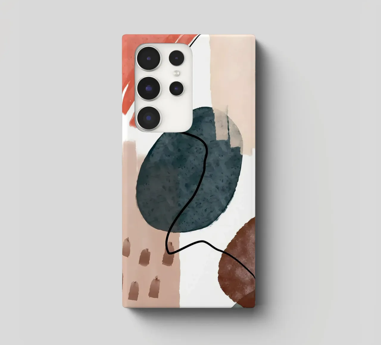 forme astratte linee curve pennellate texture morbide cover samsung da Janine P McGuire