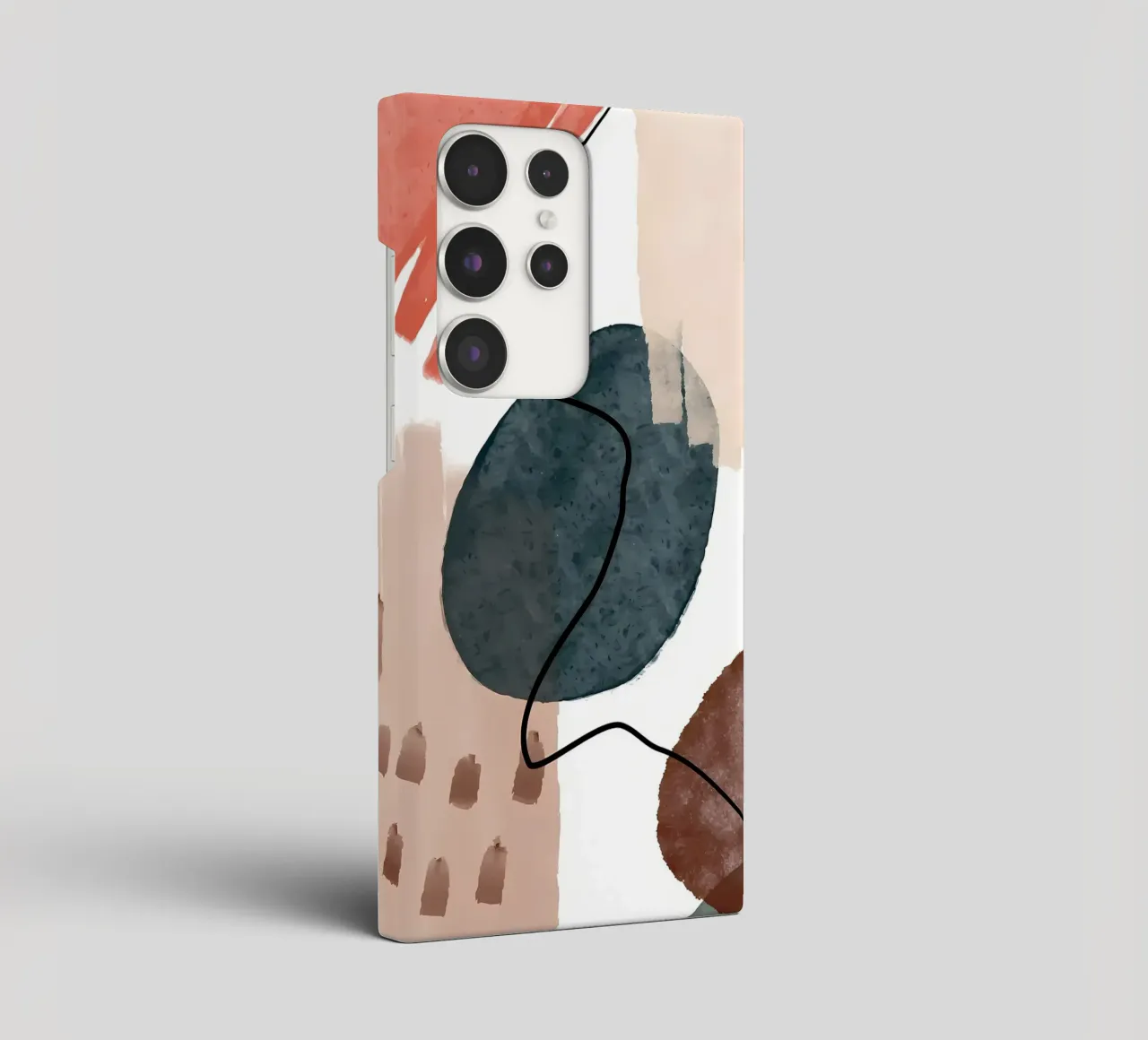 forme astratte linee curve pennellate texture morbide cover samsung da Janine P McGuire