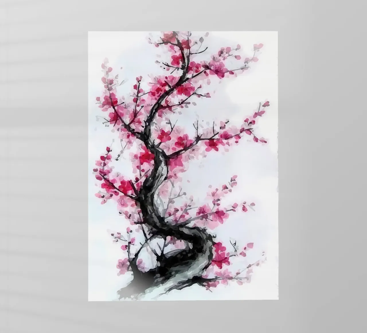 albero fiori di ciliegio fiori rami fiori rosa pellicola backlit da Janine P McGuire
