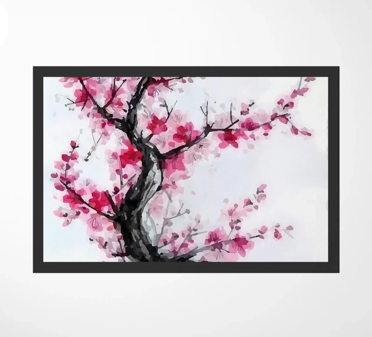 albero fiori di ciliegio fiori rami fiori rosa zerbino da Janine P McGuire