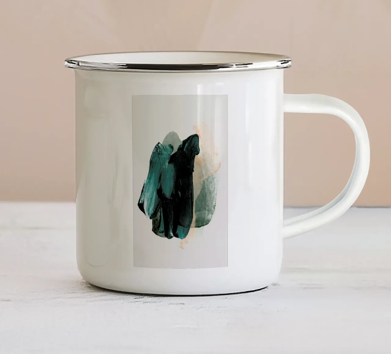 Emeraldgreen taza de esmalte de STUDIO LEEMO