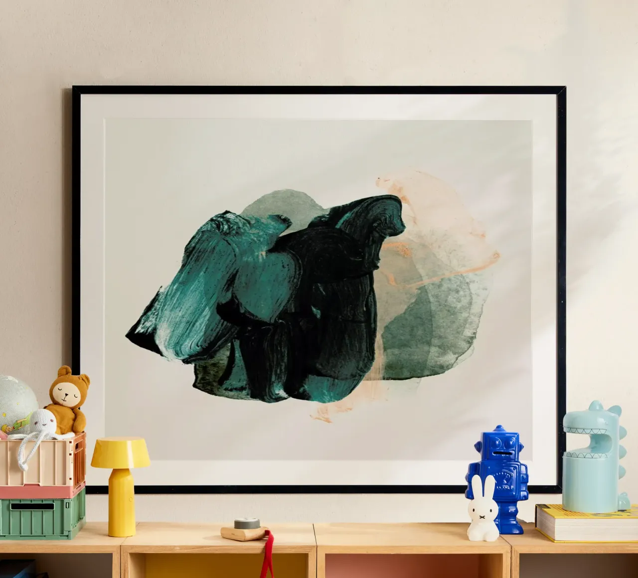 Emeraldgreen poster con telaio in alluminio da STUDIO LEEMO