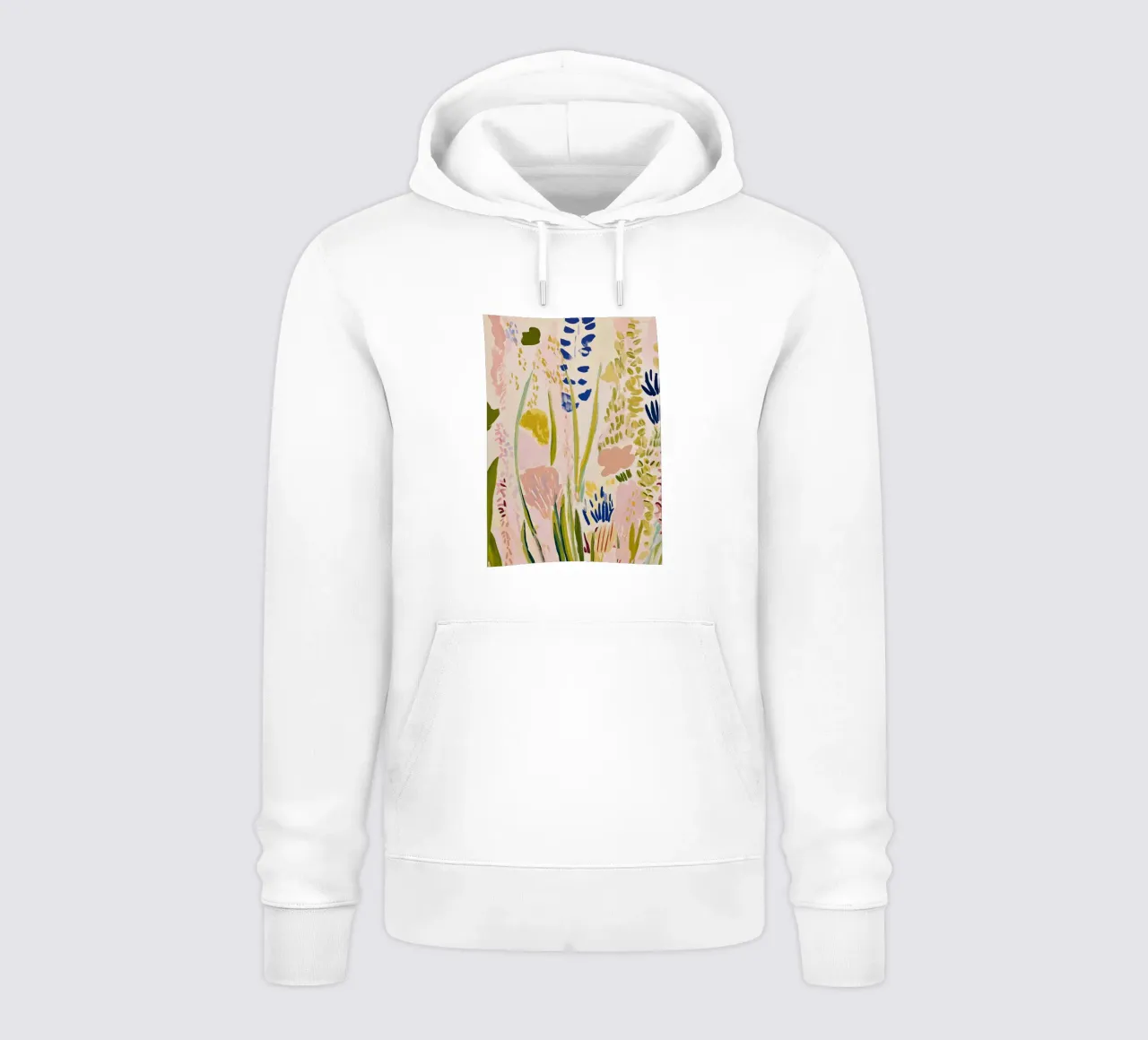 Abstract Floral Print, Flower Poster Retro Print hoodie by Boheme