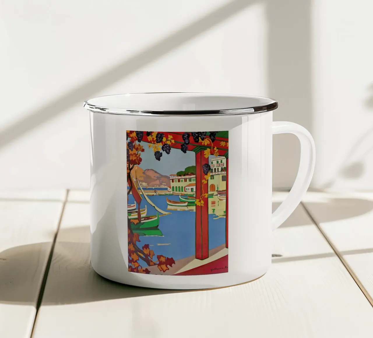 Roger - Cote d'Azur tazza in smalto da ARTOTHEK