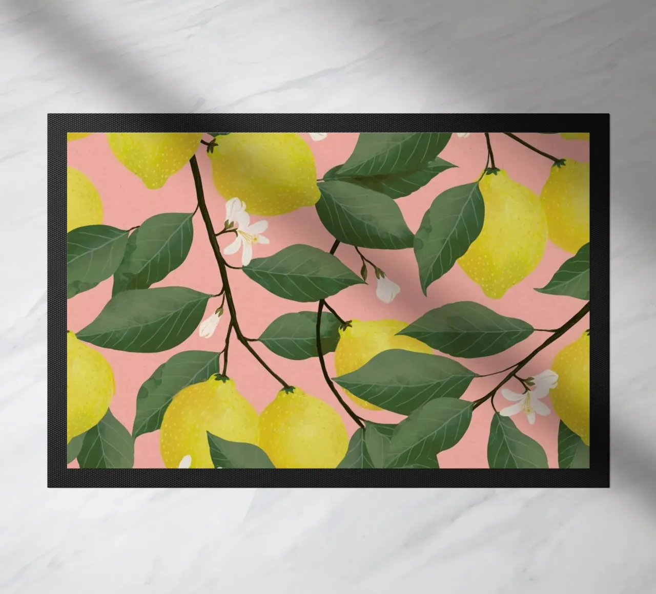 Lemon Tree felpudo de Laura Graves