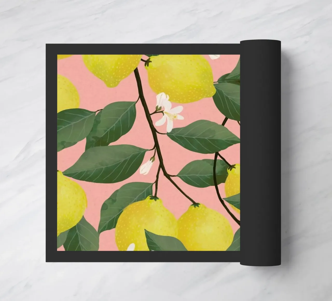 Lemon Tree felpudo de Laura Graves