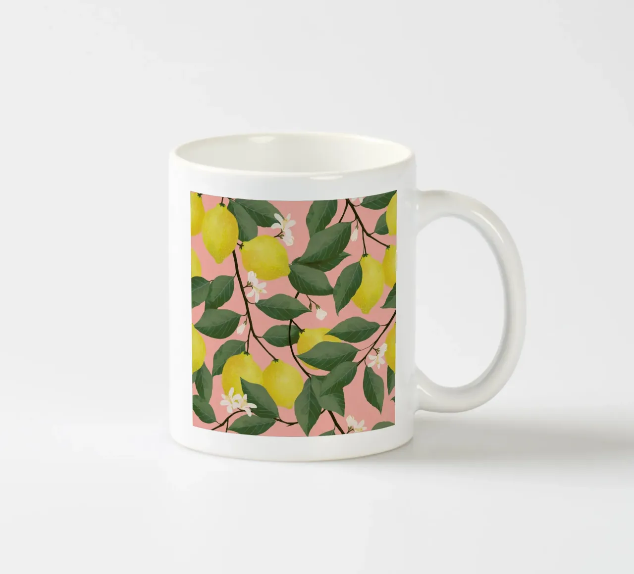 Lemon Tree Keramik Tasse von Laura Graves