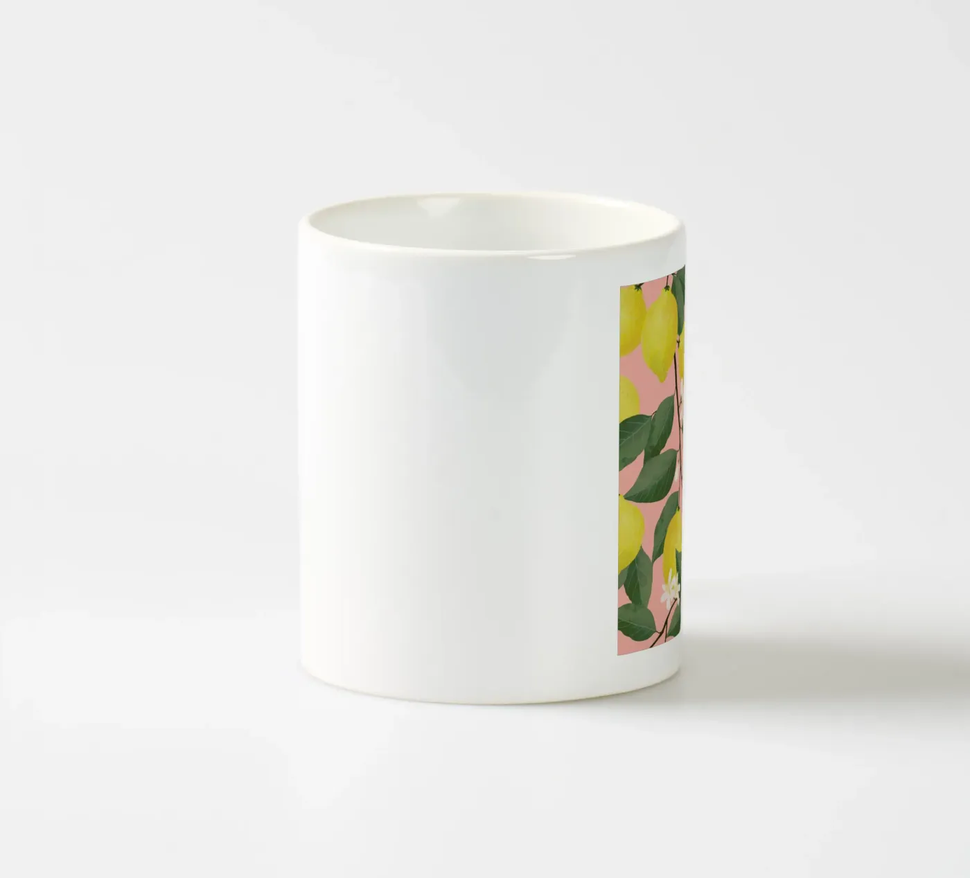 Lemon Tree ceramic mug by Laura Graves