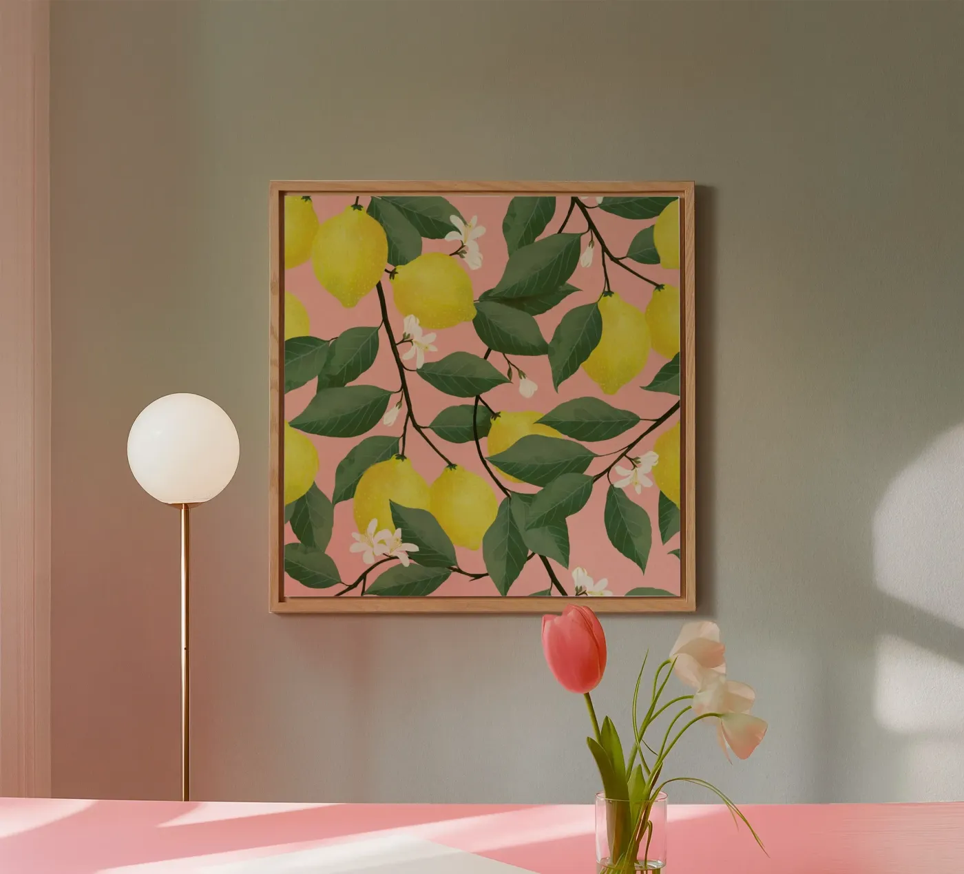 Lemon Tree alluminio dibond da Laura Graves