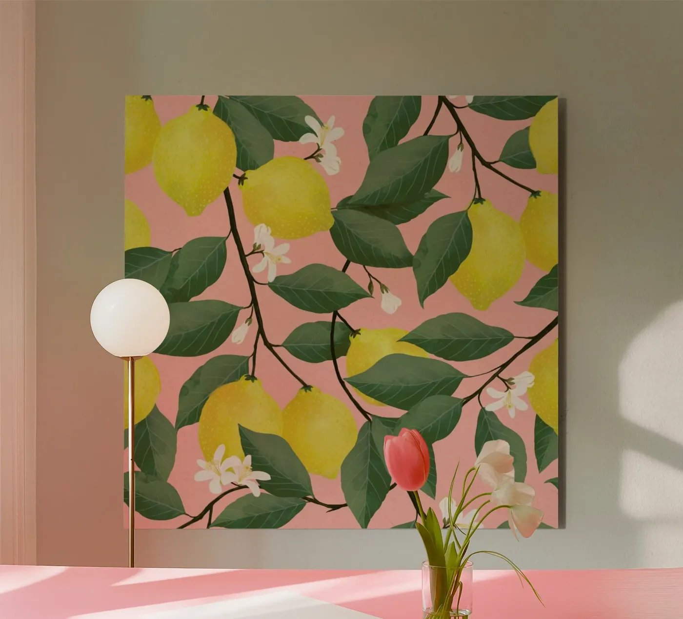 Lemon Tree alluminio dibond da Laura Graves