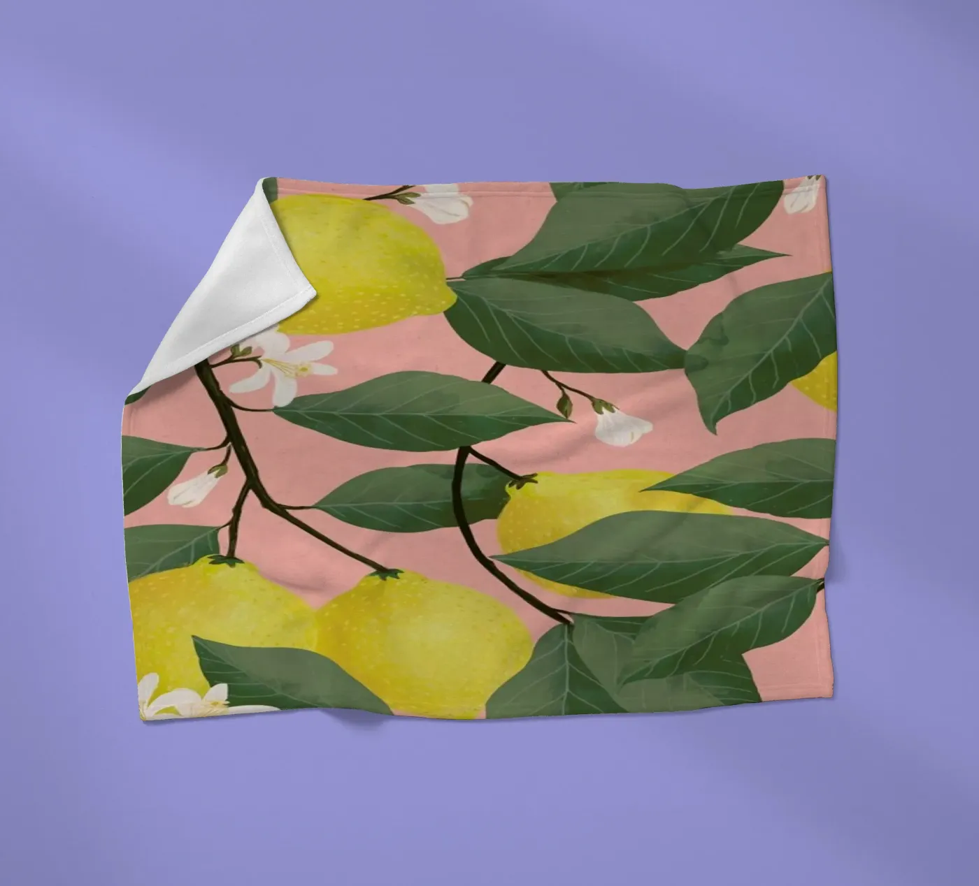 Lemon Tree Fleecedecke von Laura Graves
