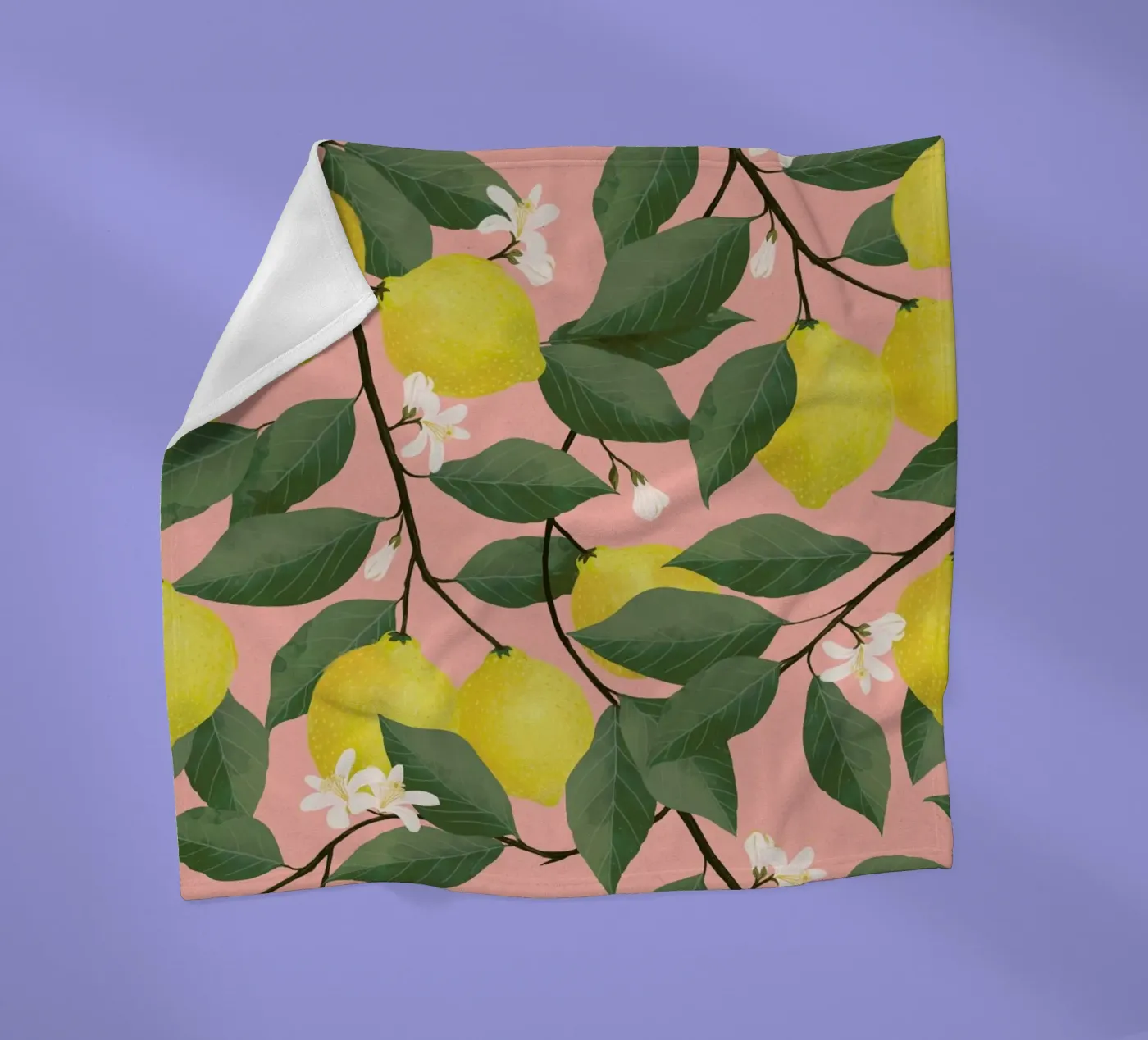 Lemon Tree Fleecedecke von Laura Graves