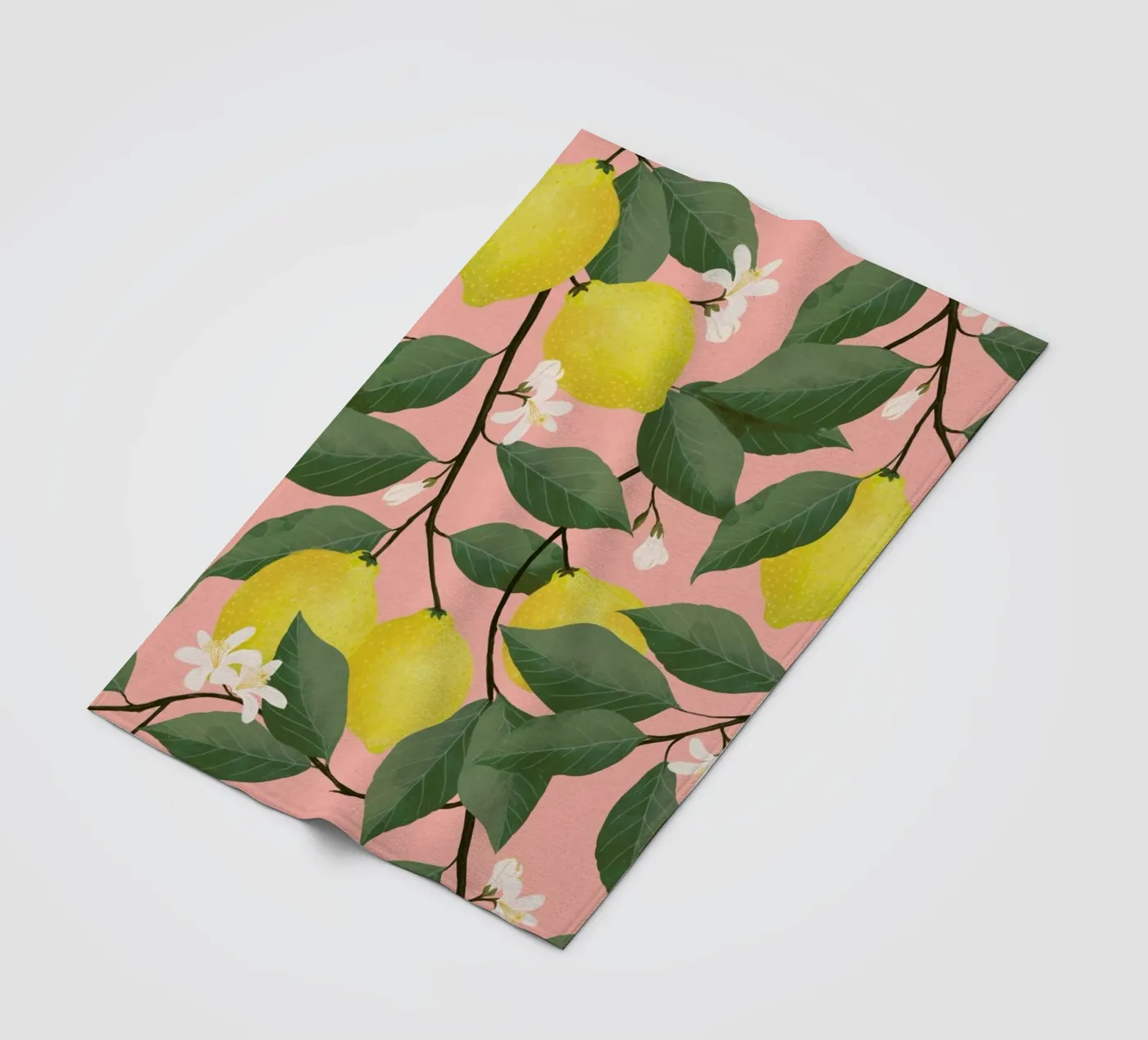 Lemon Tree Fleecedecke von Laura Graves