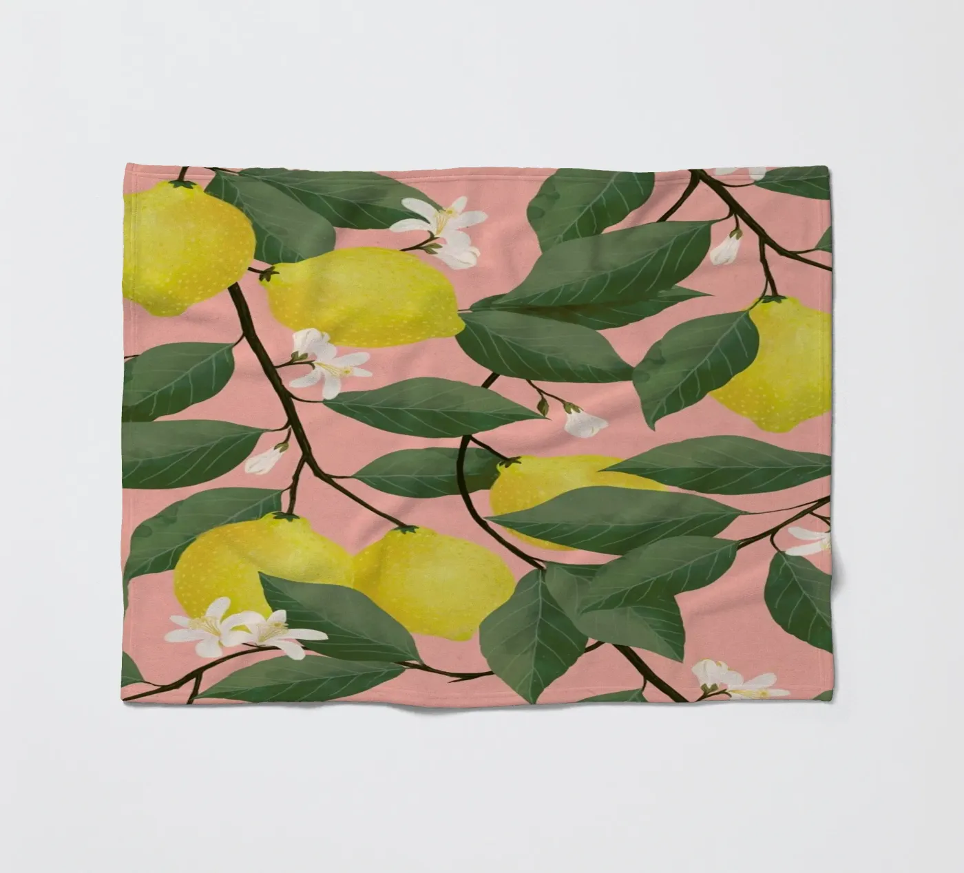 Lemon Tree Fleecedecke von Laura Graves