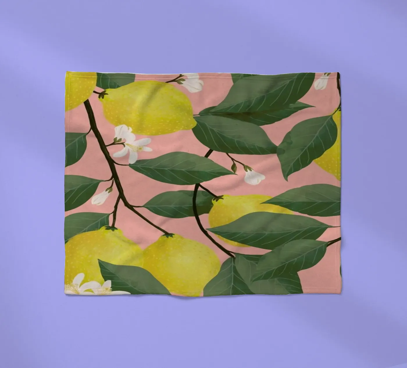 Lemon Tree Fleecedecke von Laura Graves