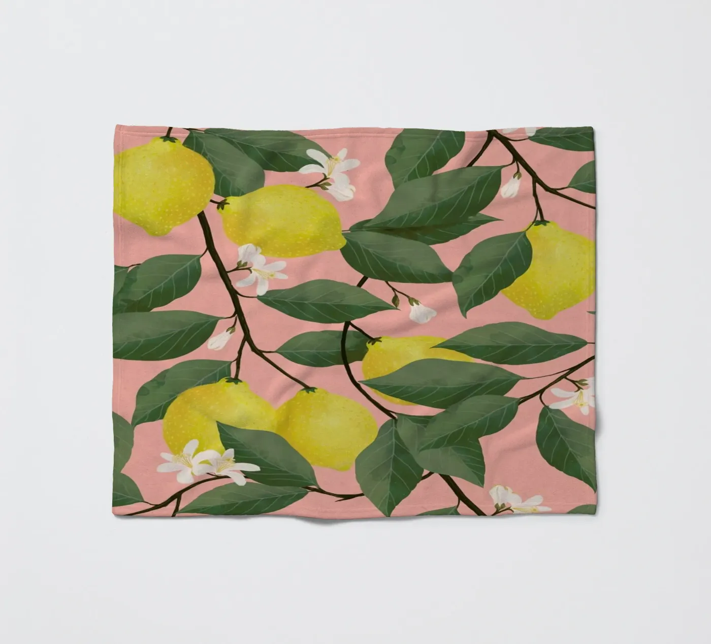 Lemon Tree Fleecedecke von Laura Graves