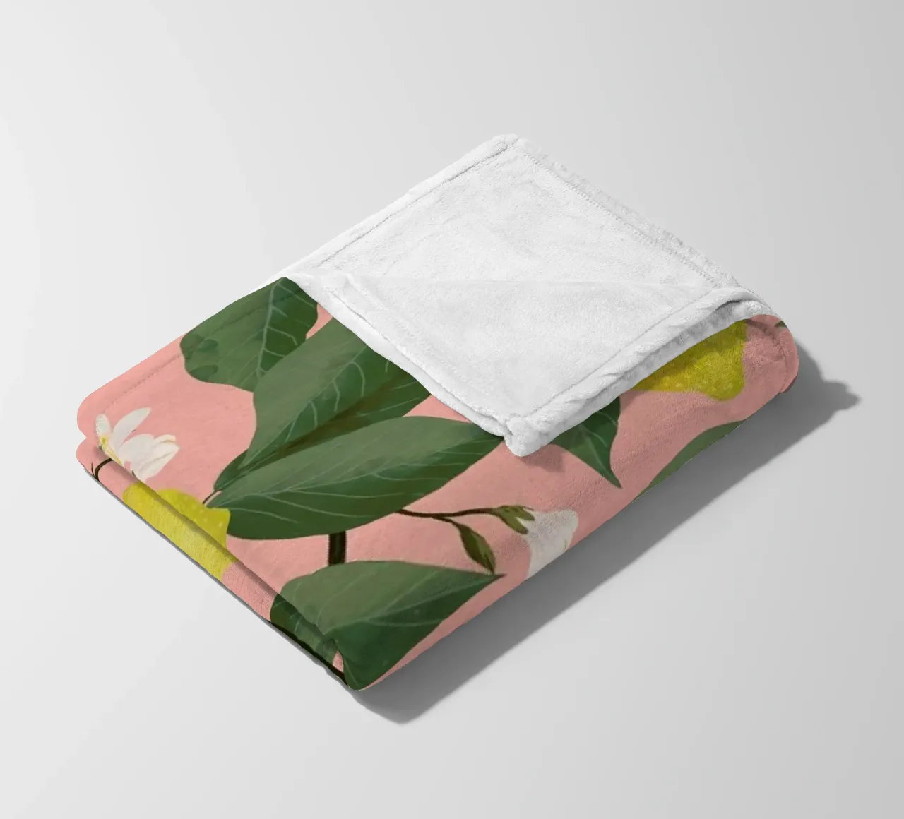 Lemon Tree coperta in pile da Laura Graves
