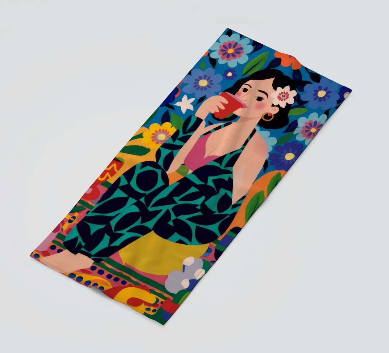 Heartfelt Connection beach towel by Twilight Muse