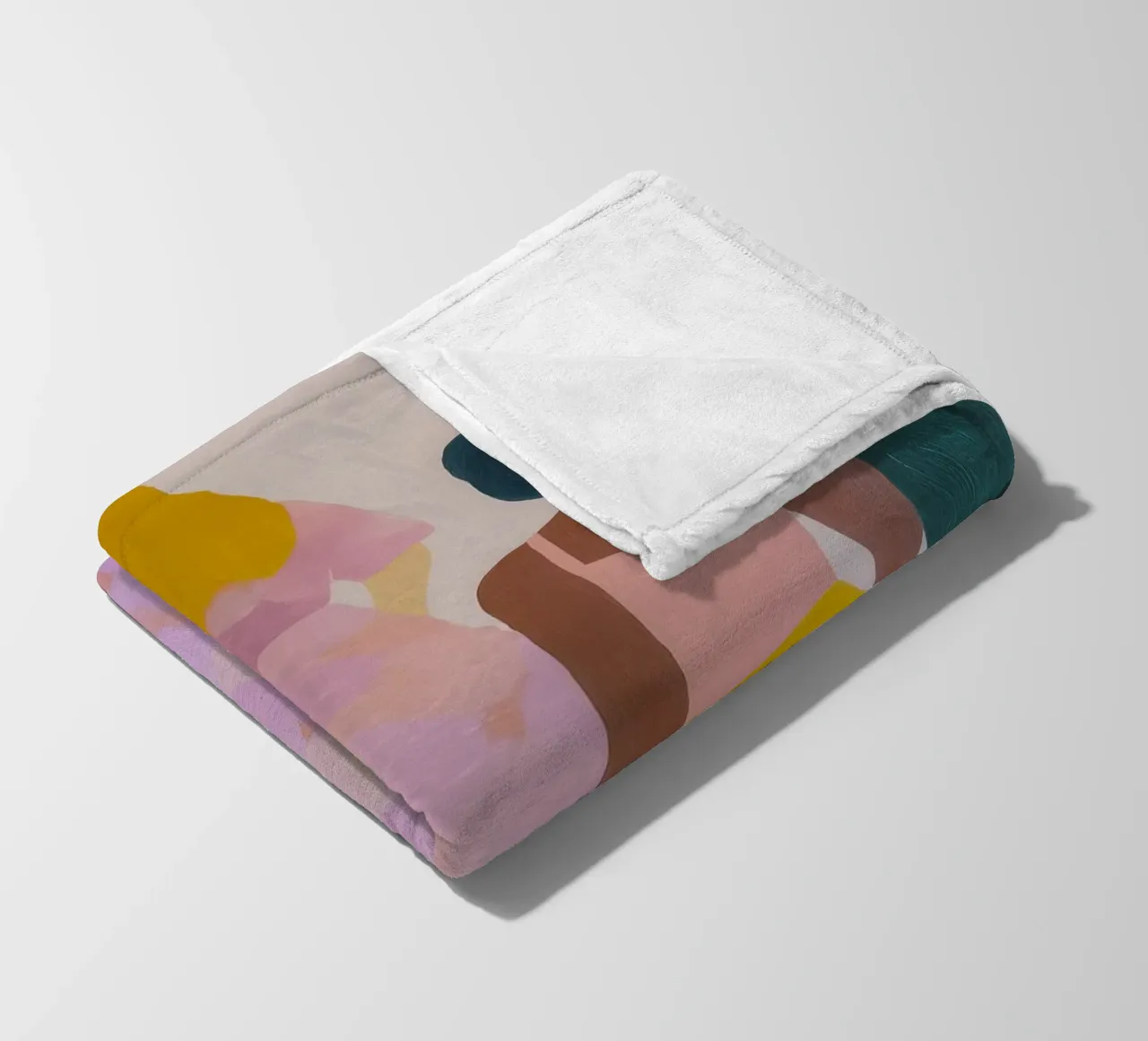 Meerjungfrau Druck, Meerjungfrau Boho Pastell Kunst Fleecedecke von Boheme