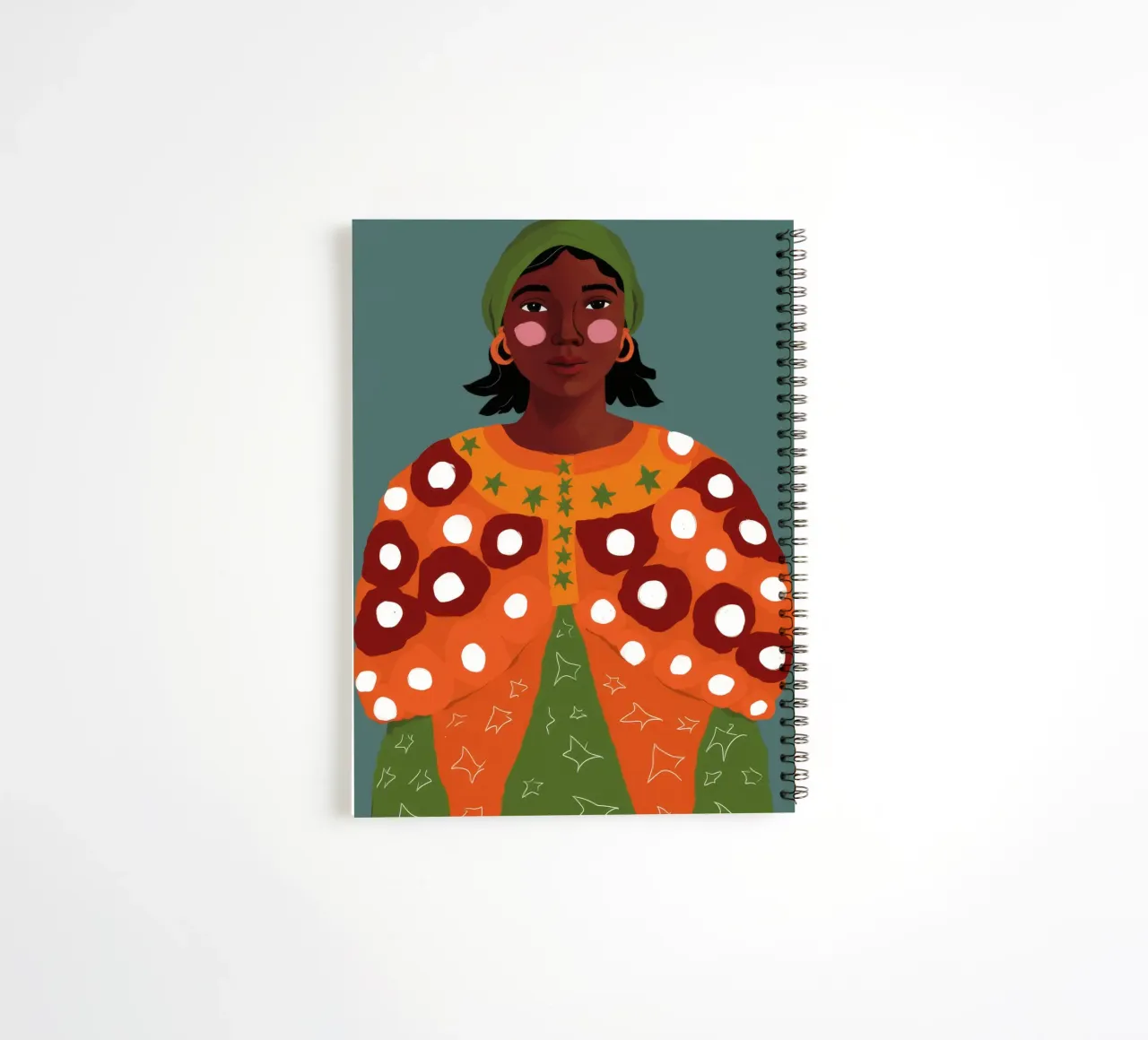 Ethereal Floral Glow spiral notebook by Twilight Muse