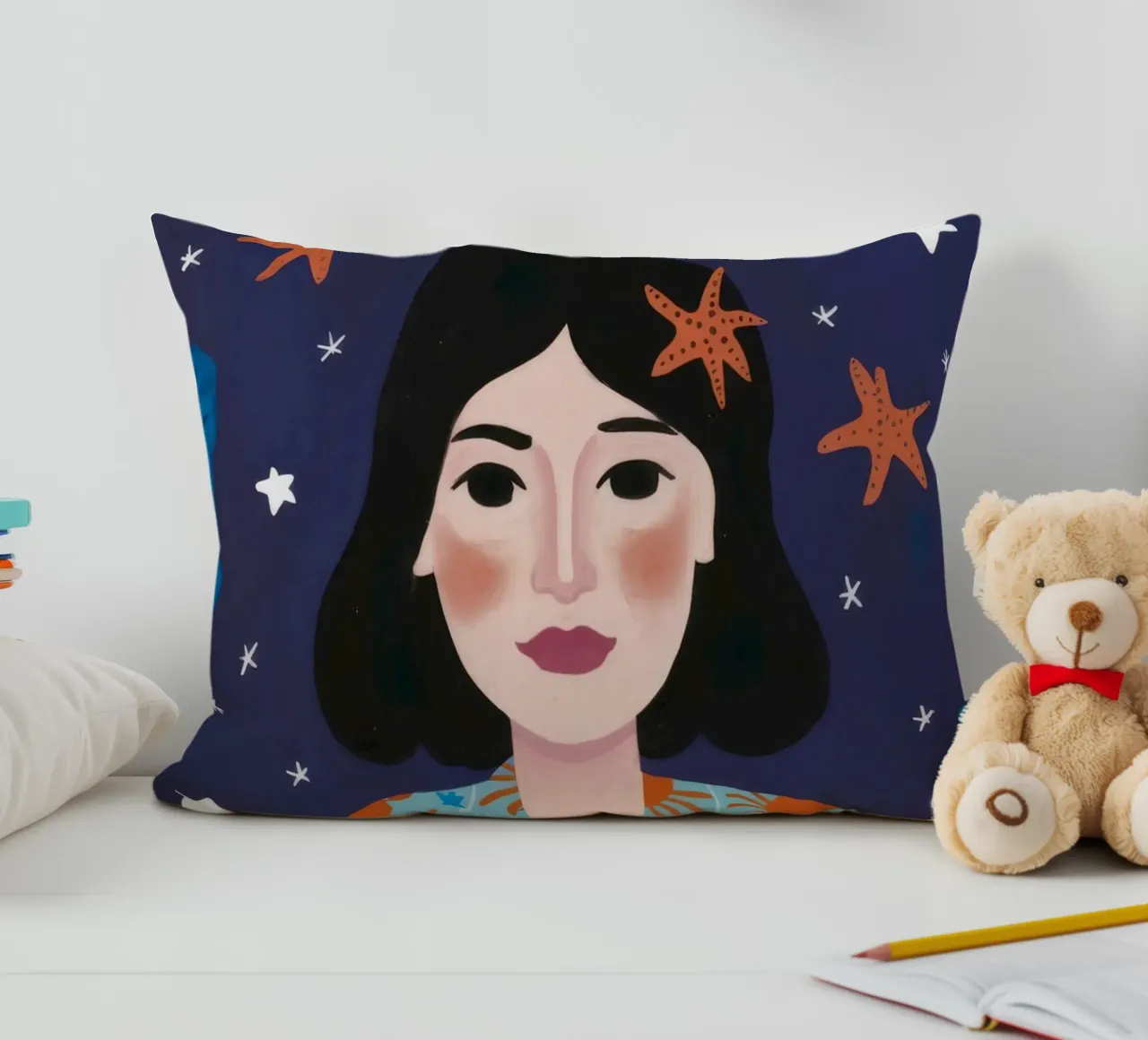 Contemplazione al sole cuscino da Twilight Muse