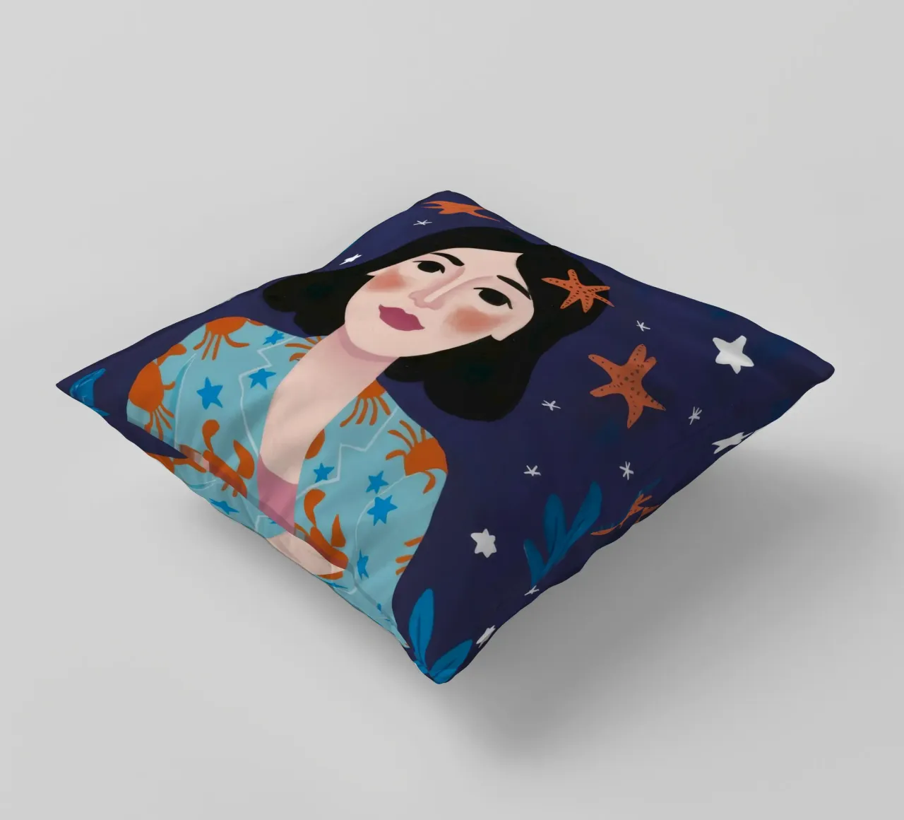 Contemplazione al sole cuscino da Twilight Muse