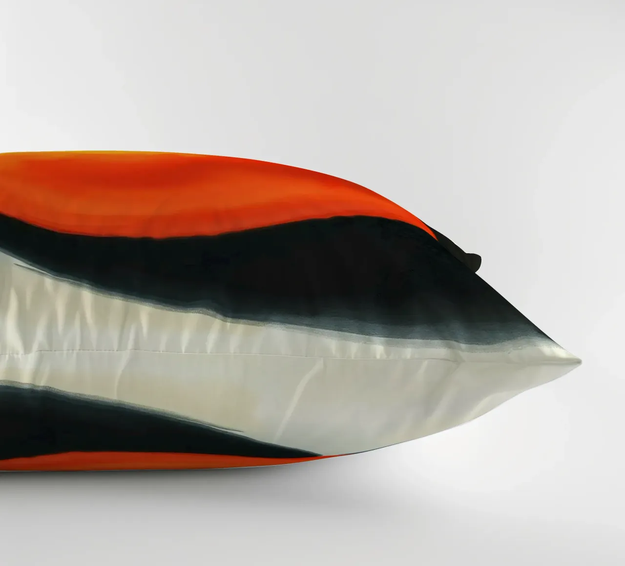 Bright red ripe tomato displayed on a contrasting surface decorative cushion by DesignDoodle