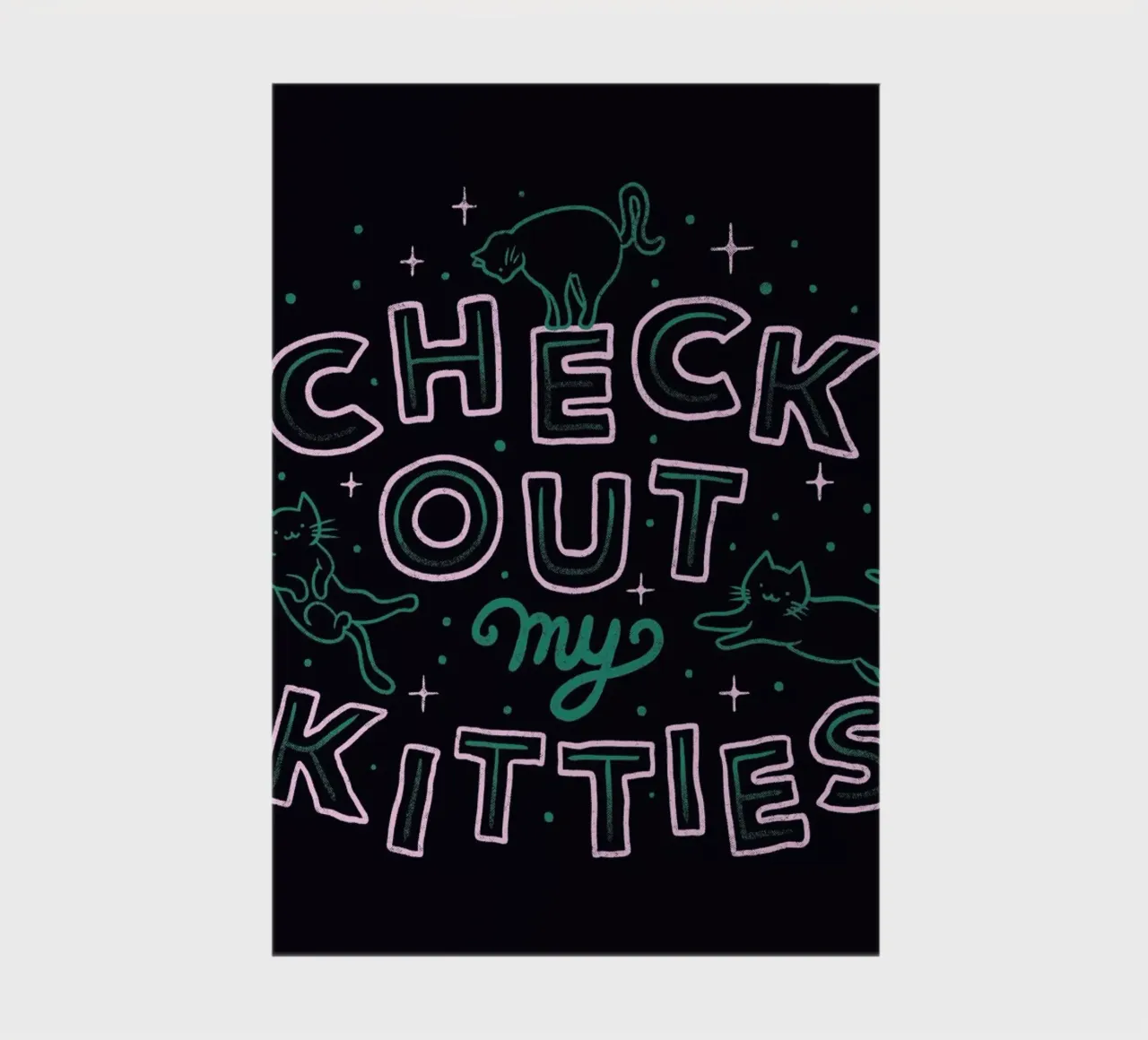 Check Out My Kitties notebook by Tobe Fonseca