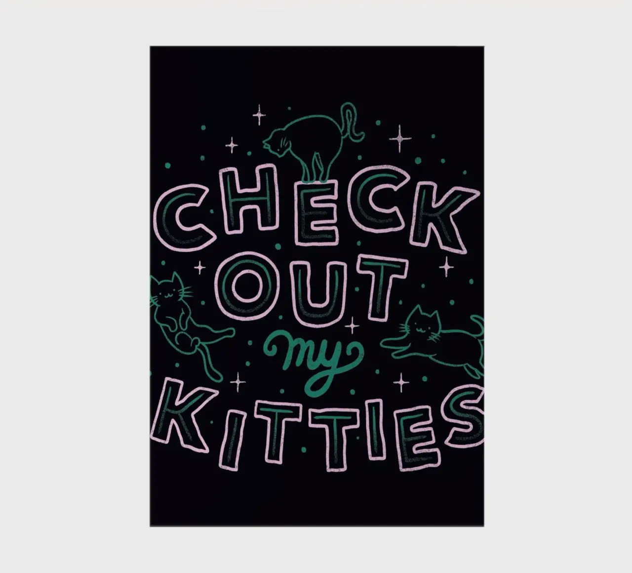 Check Out My Kitties notebook by Tobe Fonseca