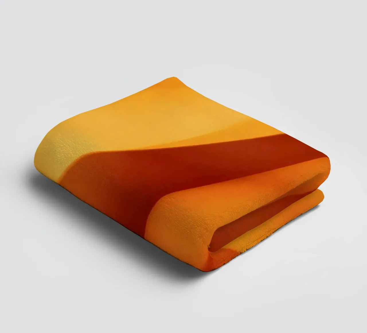 Les formes abstraites orange se mélangent pour créer un art chaleureux et accueillant. serviette de bain de DesignDoodle