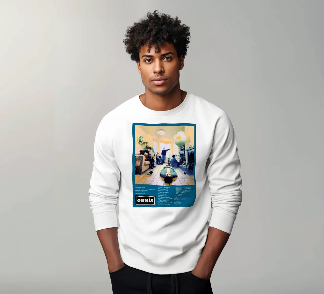 Definitely Maybe/Oasis felpa da Attaboy Dsgn