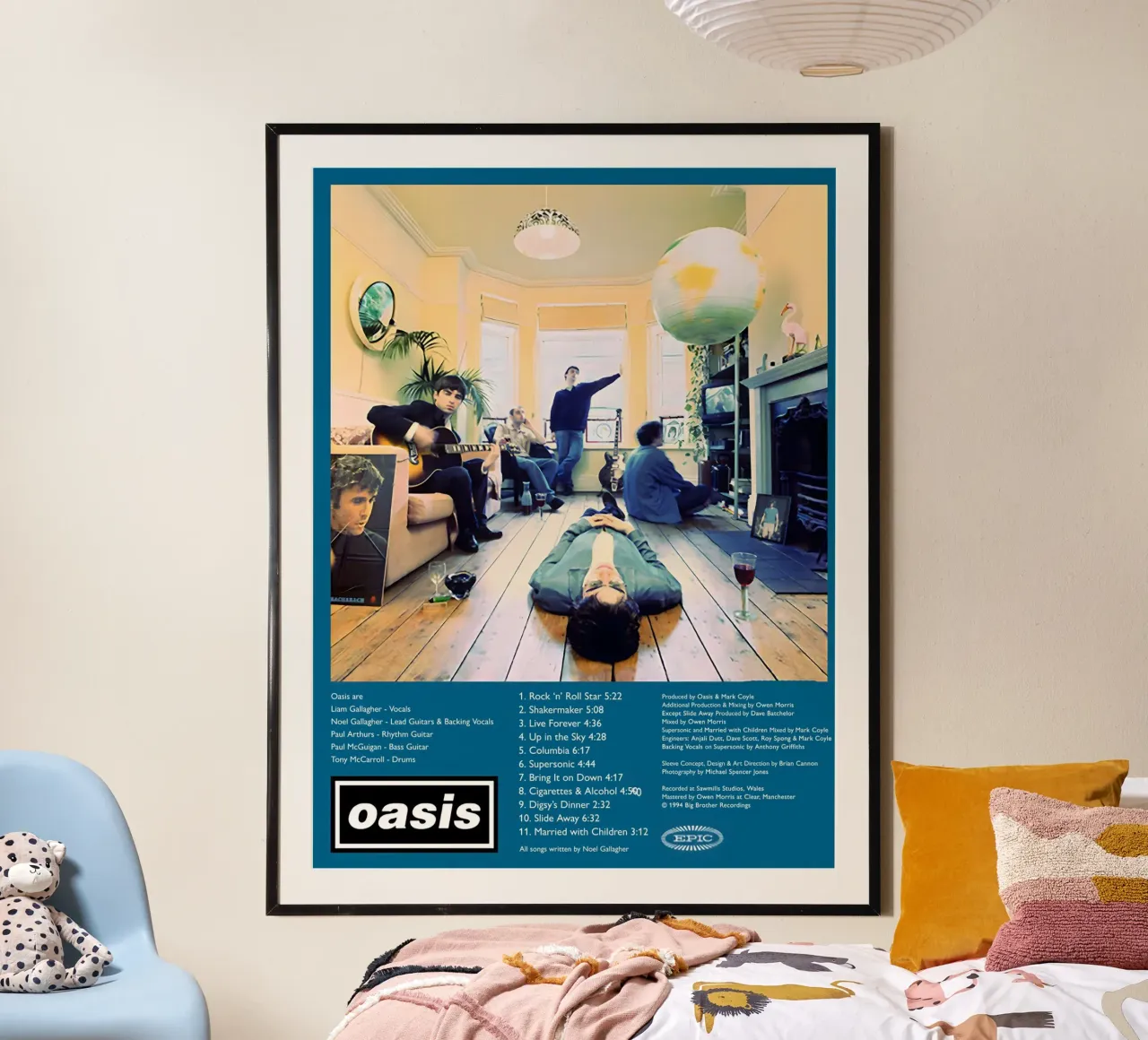 Definitely Maybe/Oasis carta hahnemühle da Attaboy Dsgn