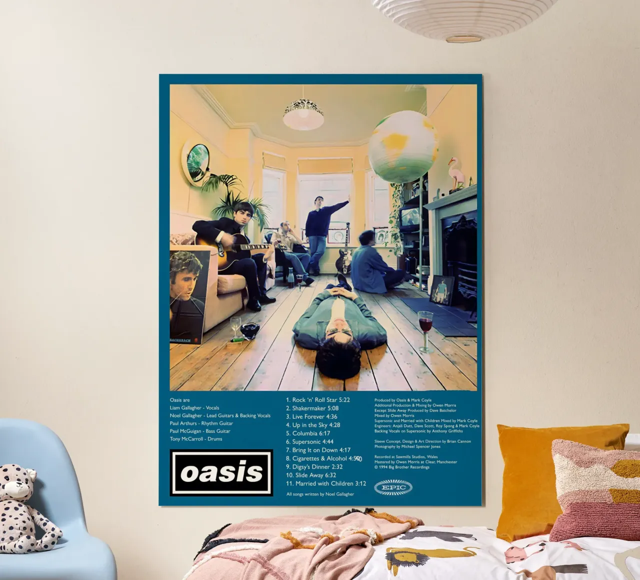 Definitely Maybe/Oasis carta hahnemühle da Attaboy Dsgn