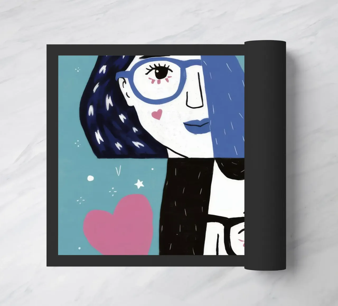 Paesaggio onirico celeste zerbino da Twilight Muse